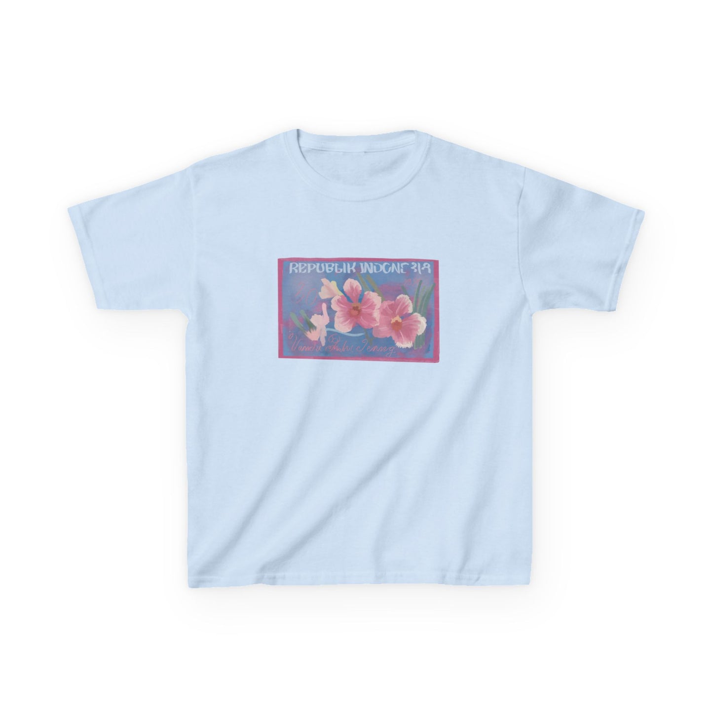Flower stamp Baby Tee