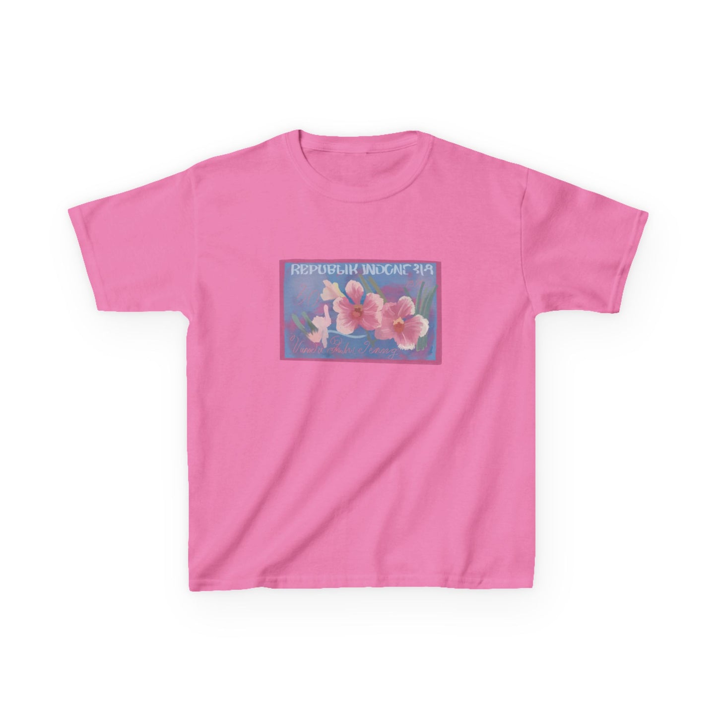 Flower stamp Baby Tee