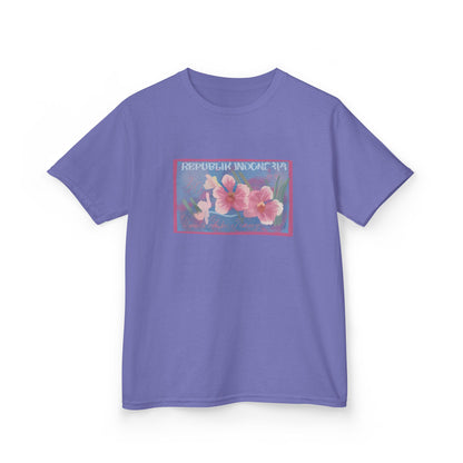 Flower stamp Baby Tee