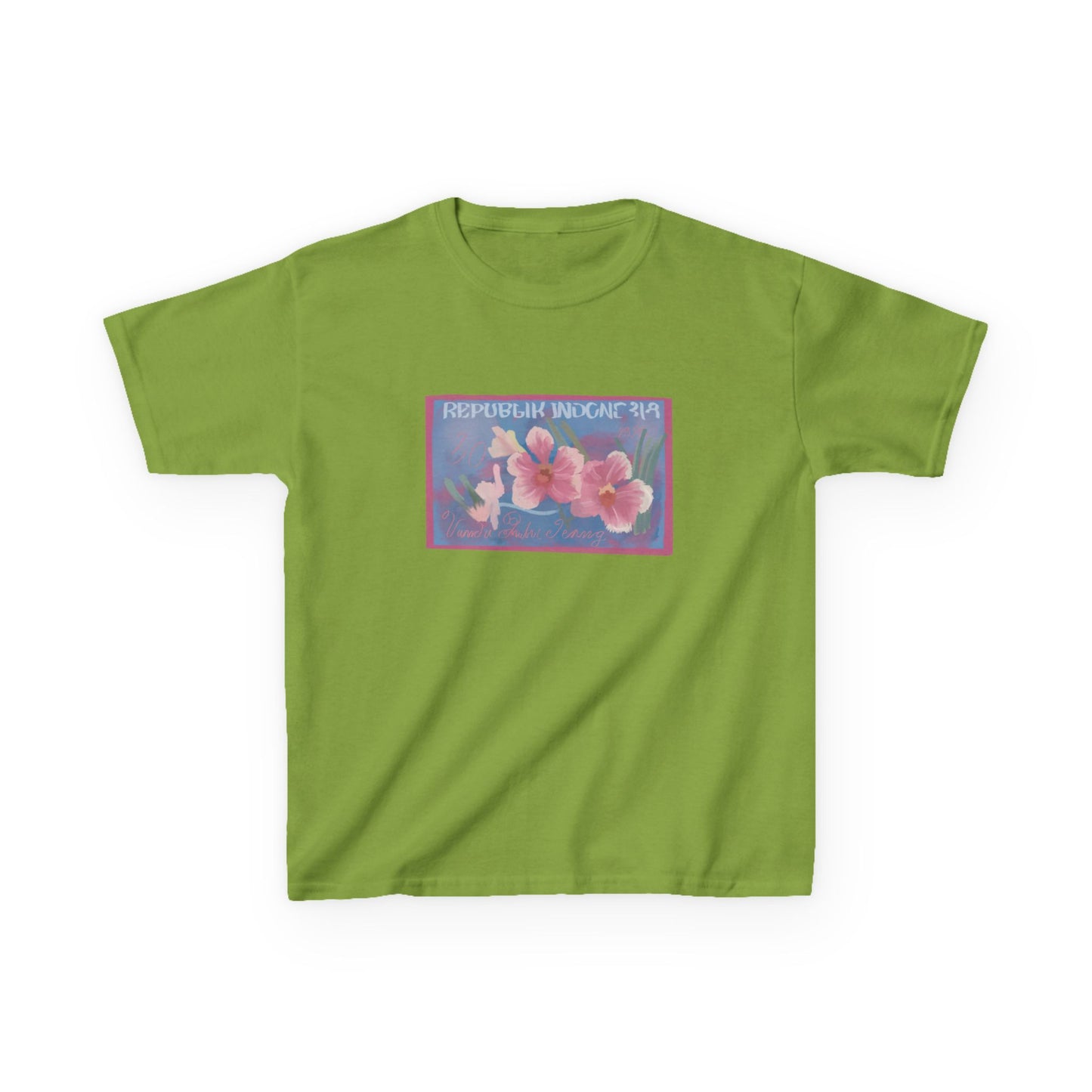 Flower stamp Baby Tee