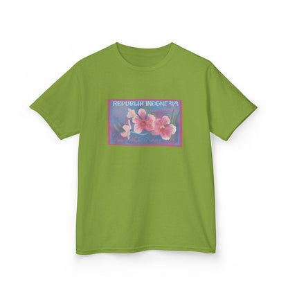 Flower stamp Baby Tee