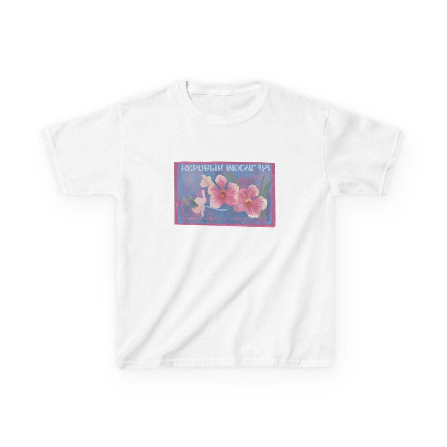 Flower stamp Baby Tee