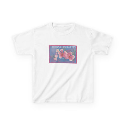 Flower stamp Baby Tee
