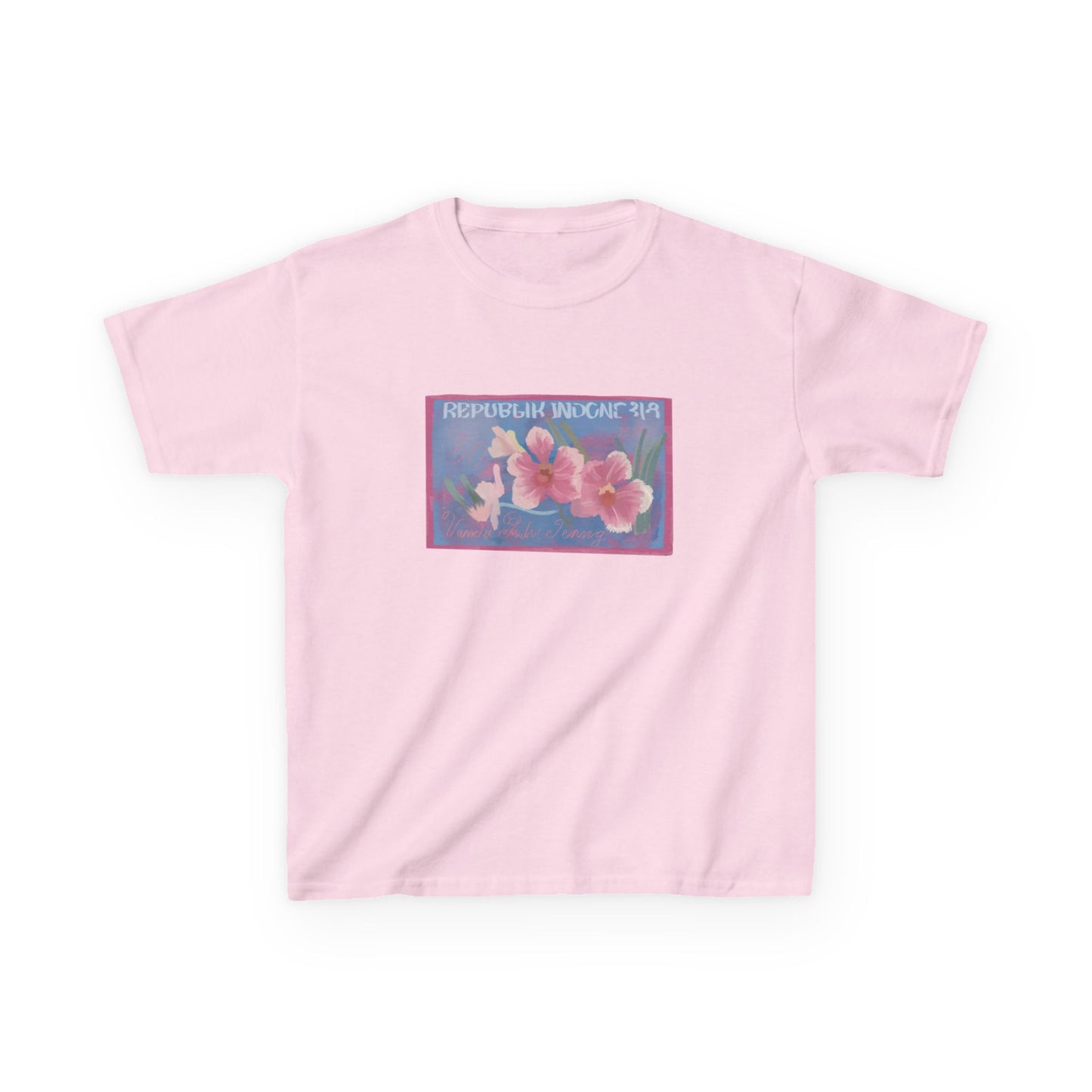 Flower stamp Baby Tee