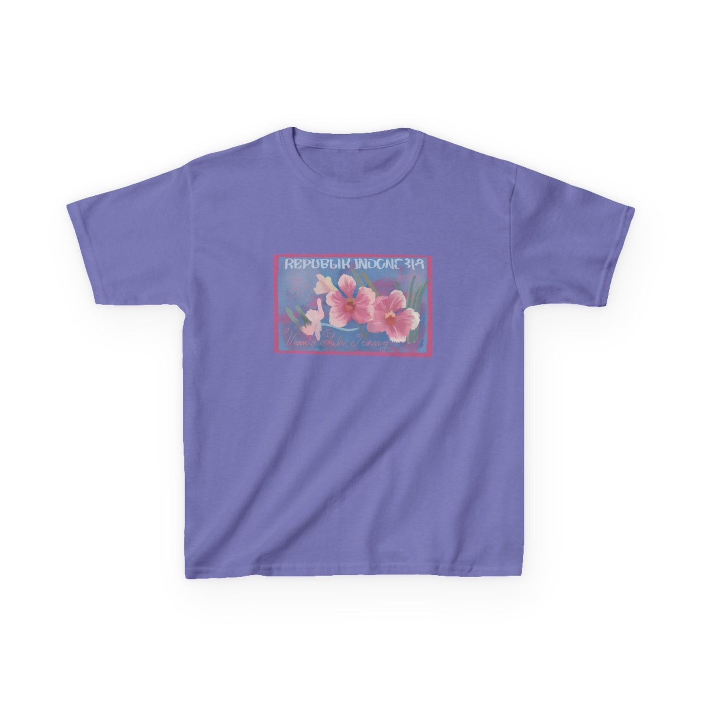 Flower stamp Baby Tee